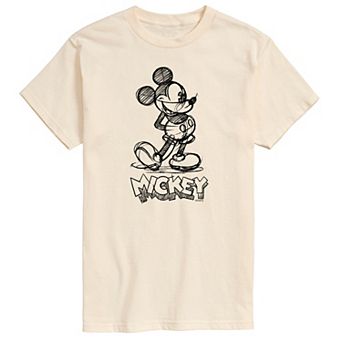 Disney's Mickey Mouse Big & Tall Sketch Graphic Tee