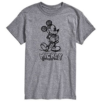 Disney's Mickey Mouse Big & Tall Sketch Graphic Tee