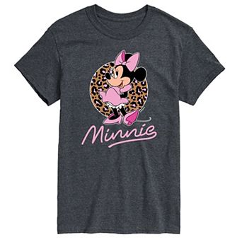 Disney's Minnie Mouse Big & Tall Leopard Graphic Tee