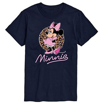 Disney's Minnie Mouse Big & Tall Leopard Graphic Tee