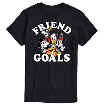 Disney's Mickey Mouse & Friends Big & Tall Friend Goals Graphic Tee