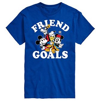 Disney's Mickey Mouse & Friends Big & Tall Friend Goals Graphic Tee