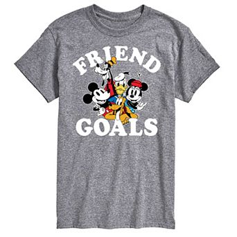 Disney's Mickey Mouse & Friends Big & Tall Friend Goals Graphic Tee
