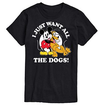 Big & Tall Disney Want All The Dogs Tee