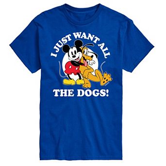 Big & Tall Disney Want All The Dogs Tee