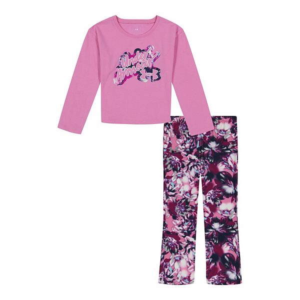 Baby & Toddler Girl Under Armour Frosted Bloom Script Logo T-Shirt ...