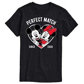 Disney's Mickey & Minnie Mouse Big & Tall Perfect Match Graphic Tee