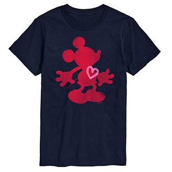 Disney's Mickey Mouse Big & Tall Heart Graphic Tee