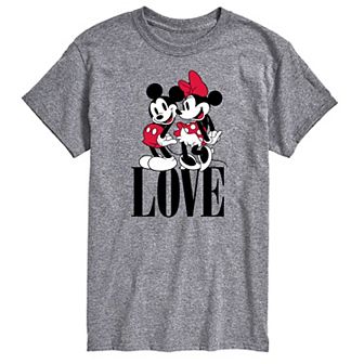 Disney's Mickey & Minnie Mouse Big & Tall Love Graphic Tee
