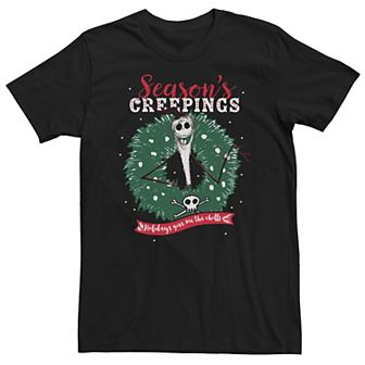 Big & Tall Nightmare Before Christmas Seasons Creepings Holiday Give Me The Chills Tee