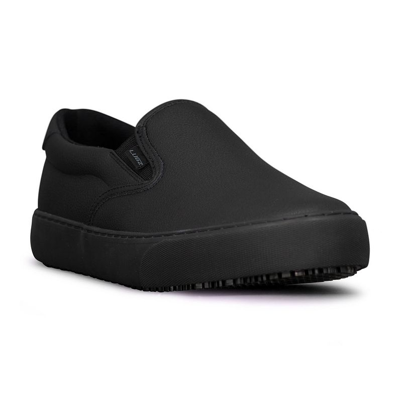Lugz Clipper Men's Leather Slip-Resistant Shoes, Size: 7, Black