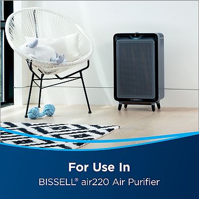 BISSELL Air Purifier HEPA + Pre-Filter & Activated Carbon Filter Pack for Air220 (3315)