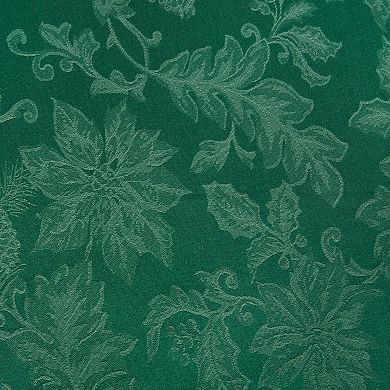 Town & Country Living Holiday Damask Stain & Water-Resistant Tablecloth