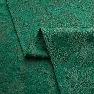 Town & Country Living Holiday Damask Stain & Water-Resistant Tablecloth