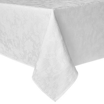 Town & Country Living Holiday Damask Stain & Water-Resistant Tablecloth