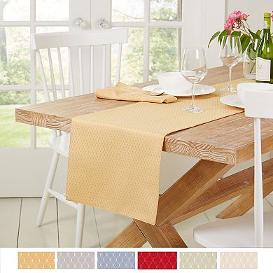 Town & Country Living McKenna Stain & Water-Resistant Reversible Table Runner - 90"