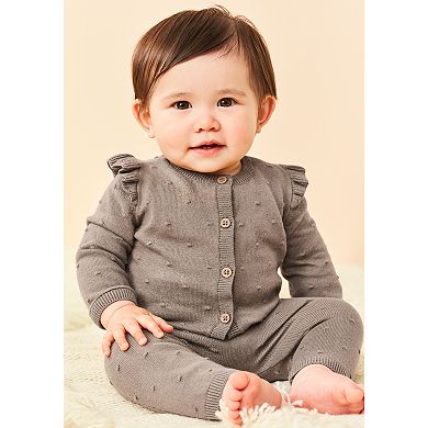 Baby Carter's 2-Piece Button-Front Cardigan & Pants Set