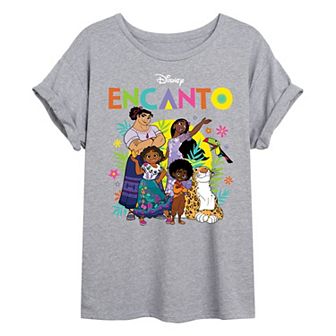 Disney's Encanto Juniors' Group Oversized Graphic Tee