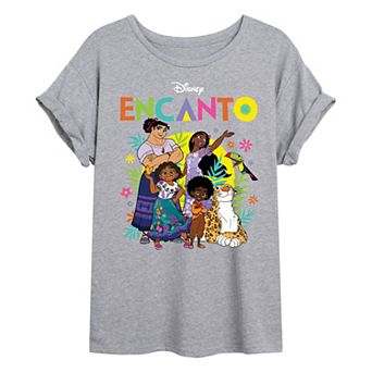 Disney's Encanto Juniors' Group Oversized Graphic Tee