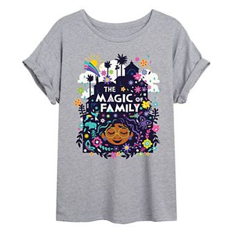 Disney's Encanto Juniors' Family Magic Oversized Graphic Tee