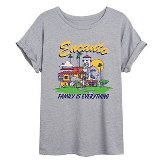 Disney's Encanto Juniors' Casita Family Oversized Tee