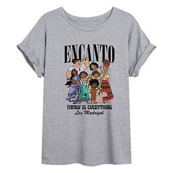 Disney's Encanto Juniors' Family Oversized Graphic Tee