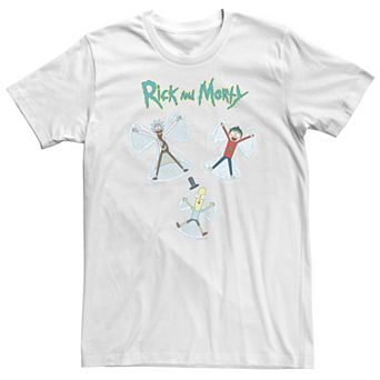 Big & Tall Rick And Morty Christmas Snow Angels Tee