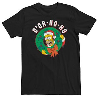 Big & Tall The Simpsons A Homer Christmas Tee