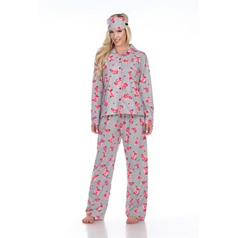 Women's Three-Piece Pajama Set
