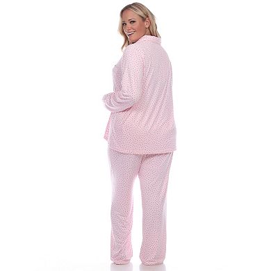 Plus Size Long Sleeve Pajama Set