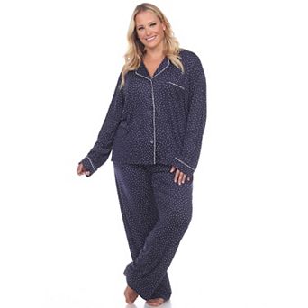 Plus Size Long Sleeve Pajama Set