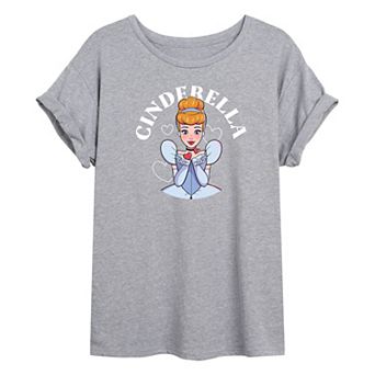 Disney Princess Cinderella Juniors' Oversized Tee