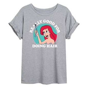 Disney Princess Ariel Juniors' Fork Oversized Tee