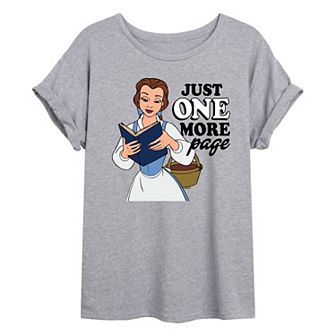 Disney Princess Belle Juniors' One More Oversized Tee