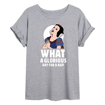 Disney Princess Snow White Juniors' Nap Oversized Tee