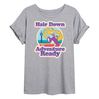 Disney Princess Rapunzel Juniors' Hair Oversized Tee