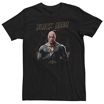 Big & Tall Black Adam Lightning Black Adam Figure Tee