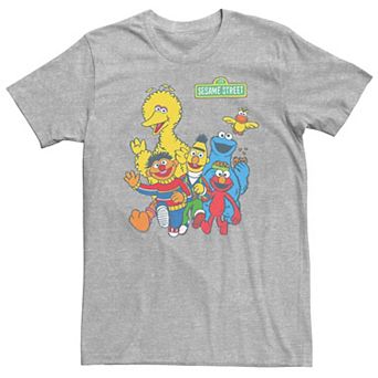 Big & Tall Sesame Street Elmo And Friends Tee