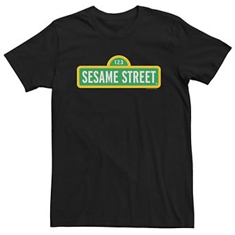 Big & Tall Sesame Street Classic Street Sign Logo Tee