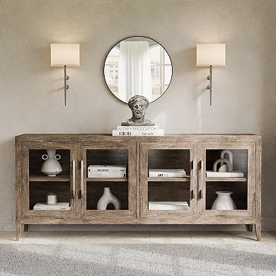 WallBeyond Round Modern Mirror