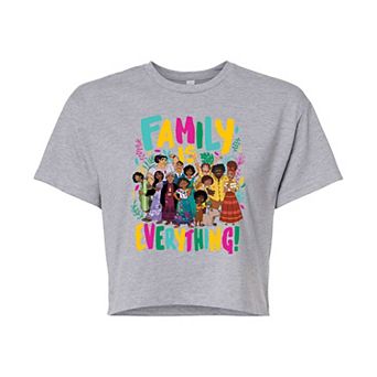 Disney's Encanto Juniors' Family Cropped Graphic Tee