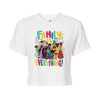 Disney's Encanto Juniors' Family Cropped Graphic Tee