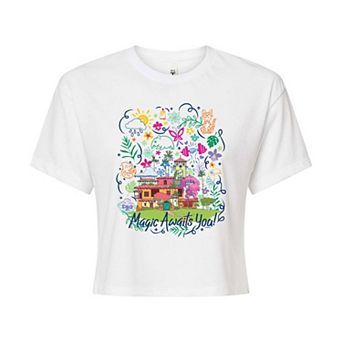 Disney's Encanto Juniors' Magic Awaits Cropped Graphic Tee