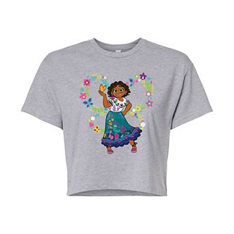 Disney's Encanto Juniors' Butterfly Cropped Graphic Tee