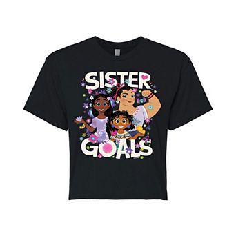 Disney's Encanto Juniors' Sister Goals Cropped Graphic Tee