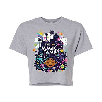 Disney's Encanto Juniors' Family Magic Cropped Graphic Tee