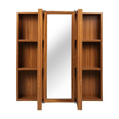 WallBeyond Three Door Medicine Cabinet Wall Mirror