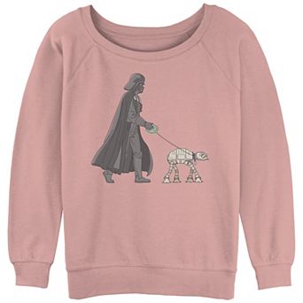 Juniors' Star Wars Darth Vader Walking AT-AT Slouchy Graphic Sweatshirt