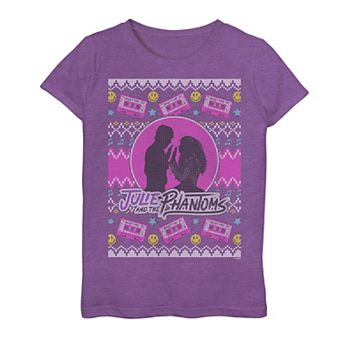 Girls 7-16 Julie And The Phantoms Ugly Sweater Tee