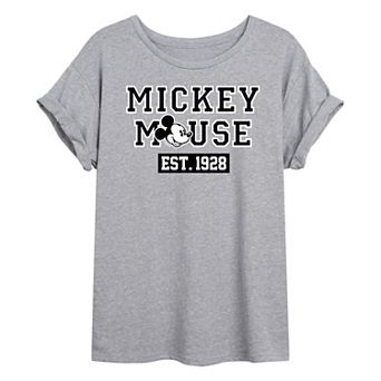 Disney's Mickey Mouse Juniors' Mickey 1928 Oversized Graphic Tee